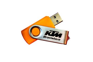 USB kľúč s potlačou - gravírovanie