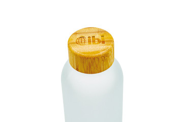 Fľaša s dreveným vrchnákom - gravírovanie