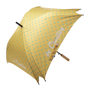CreaRain Square RPET dáždnik na zákazku - Reklamnepredmety