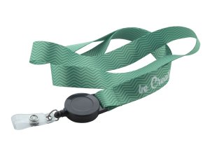 Subyard YoYo A RPET lanyard so sublimáciou na zákazku - Reklamnepredmety