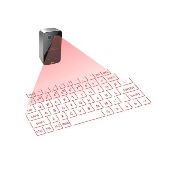 Virtuálna Bluetooth laserová klávesnica (QWERTY)