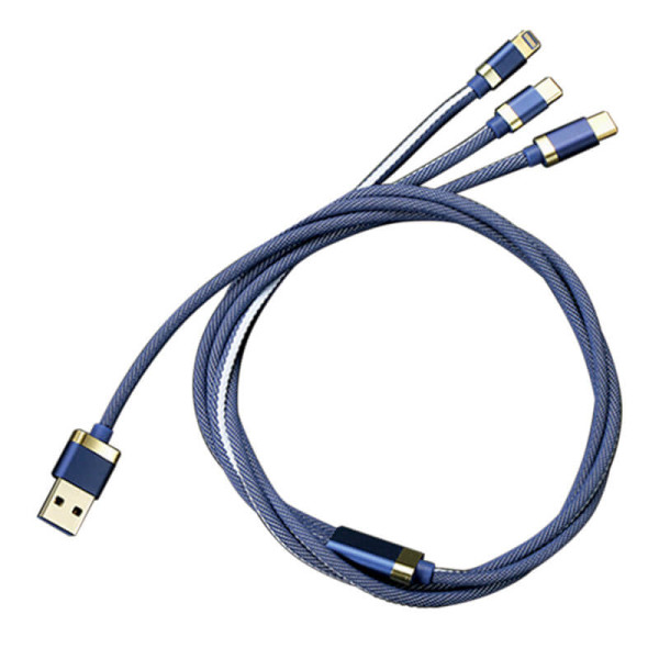 Napájací USB kábel 3 V 1 JEANS