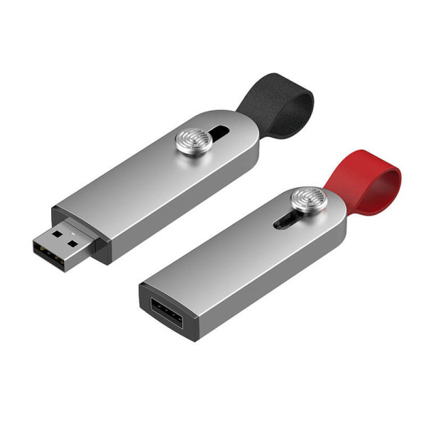 Elegantný kovový výsuvný USB flash disk