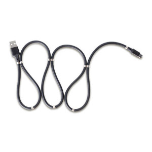 CONNECT magnetický kabel, černá - Reklamnepredmety