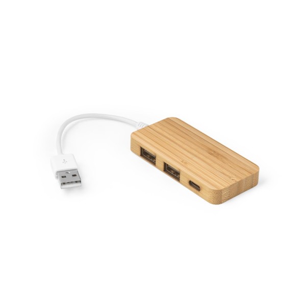 MOSER. Bambusový USB HUB