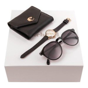 Set Cacharel Black (peňaženka Alma, hodinky Odeon & okuliare Alesia) - Reklamnepredmety