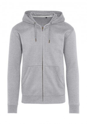 Unisex mikina na zips s kapucňou Signature - Reklamnepredmety