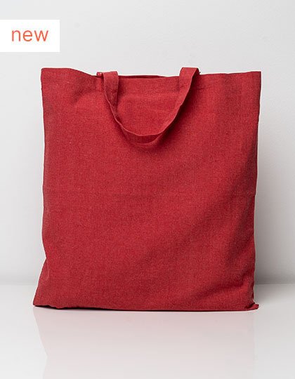 Bavlnená taška s krátkymi ušami z recyklovaného materiálu