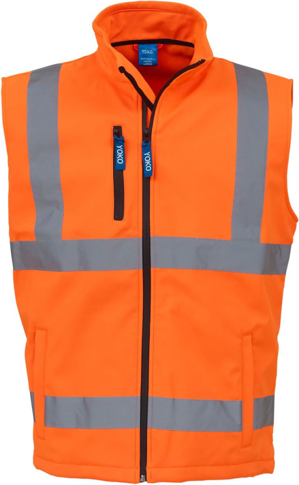 Softshellová vesta Hi-Vis Yoko/HVK006