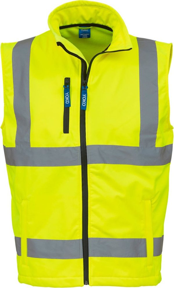 Softshellová vesta Hi-Vis Yoko/HVK006