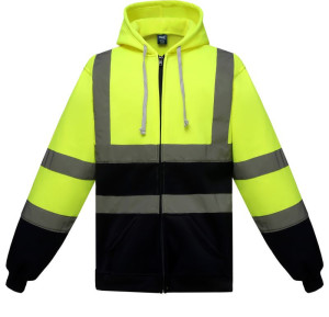 Mikina s kapucou Yoko Hi-Vis | HVK07 - Reklamnepredmety