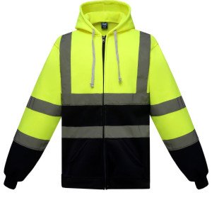 Mikina s kapucou Yoko Hi-Vis | HVK07 - Reklamnepredmety