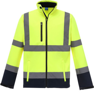 Hi-Vis softshellová bunda Yoko | HVK09 - Reklamnepredmety