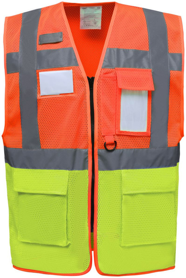 Hi-Vis sieťovaná bezpečnostná vesta Yoko | HVW820