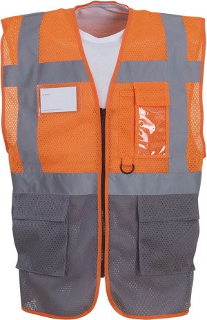 Hi-Vis sieťovaná bezpečnostná vesta Yoko | HVW820 - Reklamnepredmety