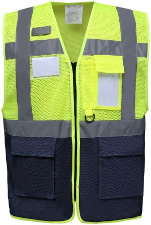 Hi-Vis sieťovaná bezpečnostná vesta Yoko | HVW820 - Reklamnepredmety