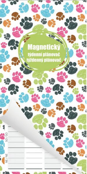 Magnetický týždenný plánovač pre celú rodinu - Reklamnepredmety