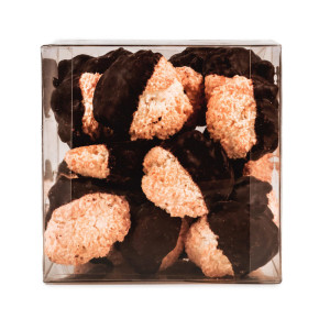 Kokosky polomáčané v belgickej čokoláde – 300g - Reklamnepredmety