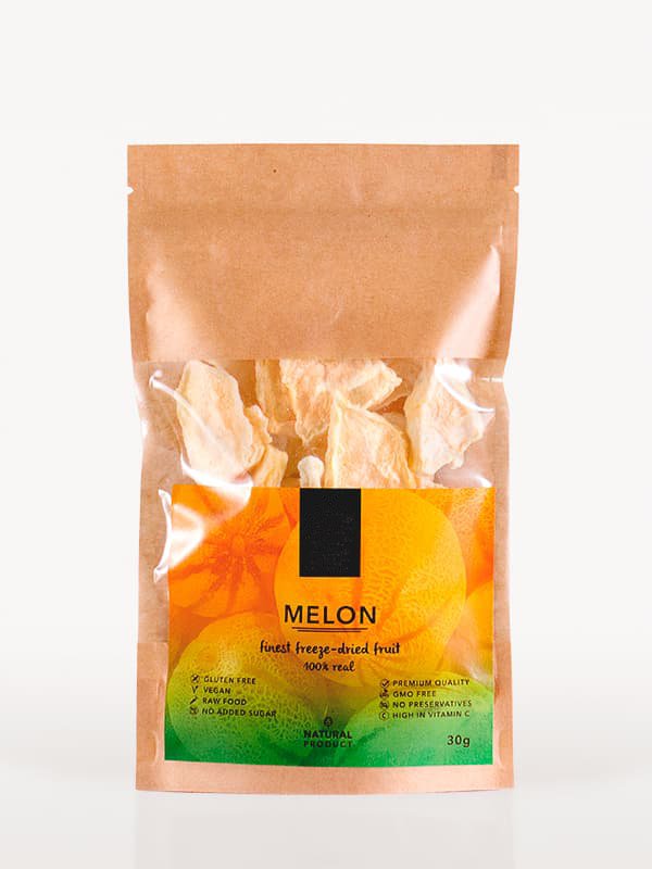 Mrazom sušený melón Cantaloupe 30g