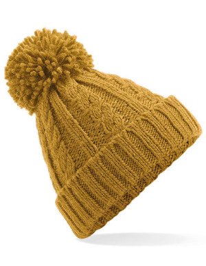 Pletená čiapka s brmbolcom Melange Beanie - Reklamnepredmety