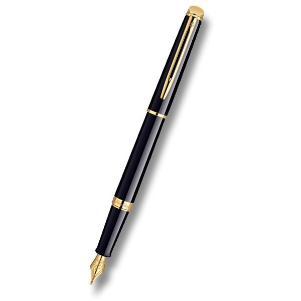 Waterman Hémisphère Black Lacquer GT plniace pero