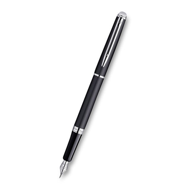 Waterman Hémisphère Black Lacquer CT plniace pero