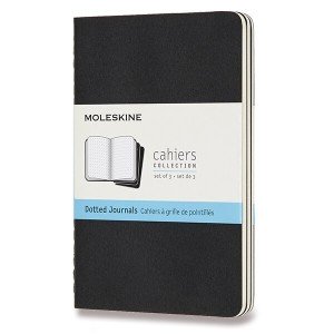 Zošity Moleskine Cahier S, bodkované, 3 ks - Reklamnepredmety