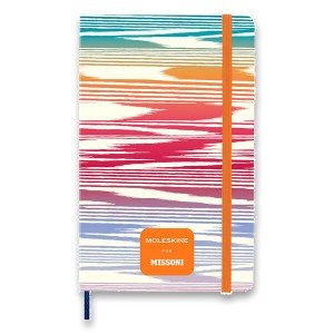 Zápisník Moleskine Missoni Fiamm - tvrdé dosky L, linajkový - Reklamnepredmety