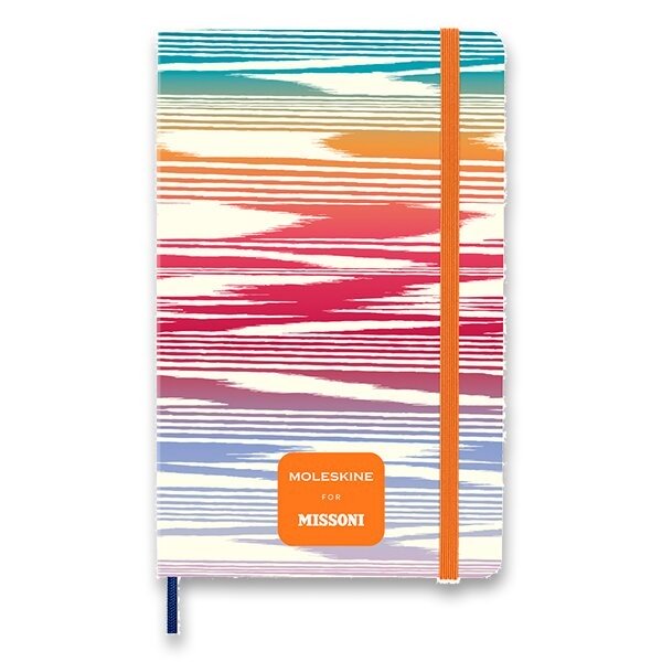 Zápisník Moleskine Missoni Fiamm - tvrdé dosky L, linajkový