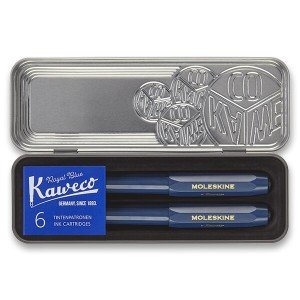 Súprava guľôčkové pero a plniace pero Moleskine Kaweco - Reklamnepredmety