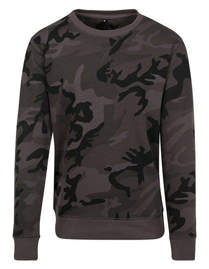 Mikina Camo Crewneck