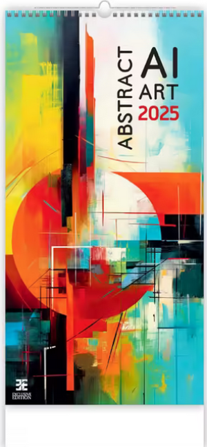 Nástenný kalendár Abstract AI Art - Reklamnepredmety