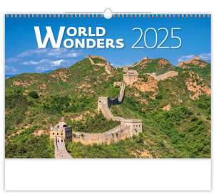 Nástenný kalendár World Wonders - Reklamnepredmety