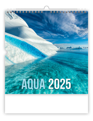 Nástenný kalendár Aqua - Reklamnepredmety
