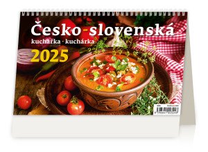 Stolový kalendár Česko-slovenská kuchárka - Reklamnepredmety