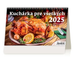 Stolový kalendár Kuchárka pre všetkých - Reklamnepredmety