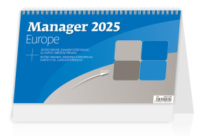 Stolový kalendár Manager Europe - Reklamnepredmety