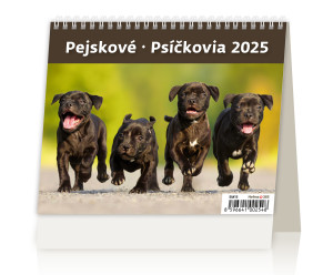 Stolový kalendár MiniMax Psíčkovia - Reklamnepredmety