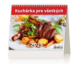 Stolový kalendár MiniMax Kuchárka pre všetkých - Reklamnepredmety