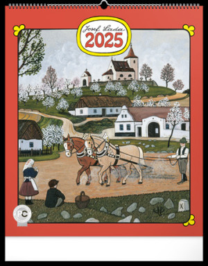 Nástenný kalendár Josef Lada 2025, 48 × 56 cm - Reklamnepredmety