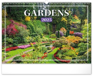 Nástenný kalendár Záhrady 2025, 48 × 33 cm - Reklamnepredmety