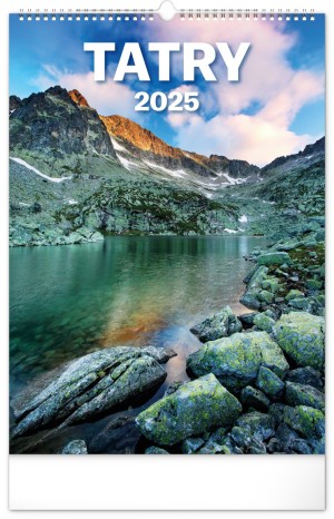 Nástenný kalendár Tatry 2025, 33 × 46 cm - Reklamnepredmety