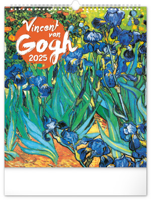 Nástenný kalendár Vincent van Gogh 2025, 30 × 34 cm - Reklamnepredmety