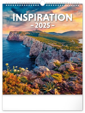Nástenný kalendár Inšpirácia 2025, 30 × 34 cm - Reklamnepredmety