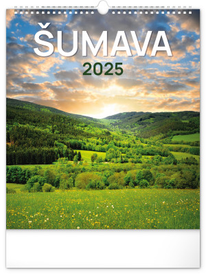 Nástenný kalendár Šumava 2025, 30 × 34 cm - Reklamnepredmety