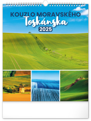 Nástenný kalendár Čaro Moravského Toskánska 2025, 30 × 34 cm - Reklamnepredmety