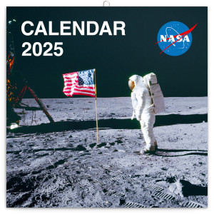 Poznámkový kalendár NASA 2025, 30 × 30 cm - Reklamnepredmety