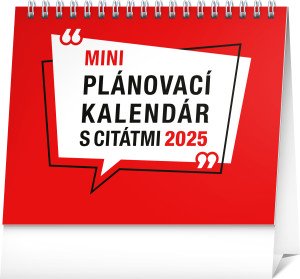 Stolový kalendár Plánovací s citátmi 2025 - Reklamnepredmety