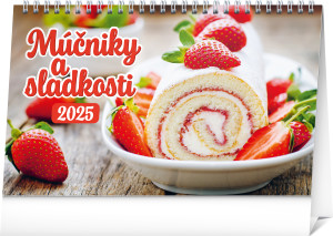 Stolový kalendár Múčniky a sladkosti 2025 - Reklamnepredmety