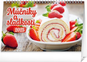 Stolový kalendár Múčniky a sladkosti 2025 - Reklamnepredmety